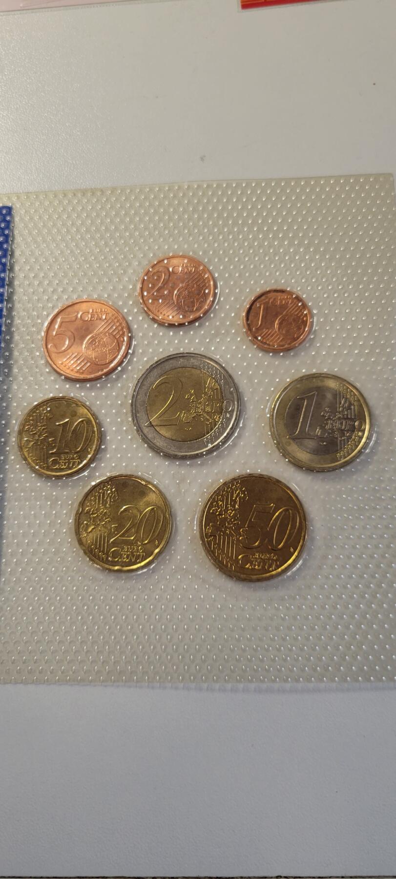 2025第二十五期 意大利2002年清年份欧元一套