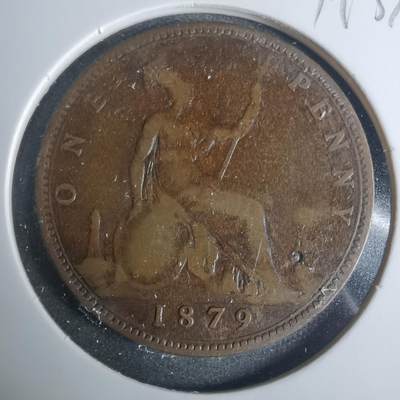 沼泽如烟--第919场 - 英国1879年1便士