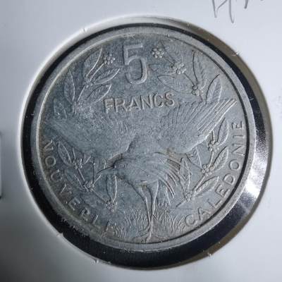 沼泽如烟--第919场 - 法属新喀里多尼亚1952年5法郎