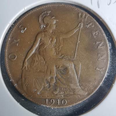 沼泽如烟--第919场 - 英国1910年1便士