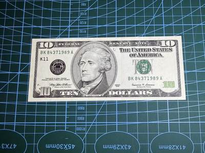 【炜奕收藏】，第五十二期 - 1999年美国10美元，UNC-品相