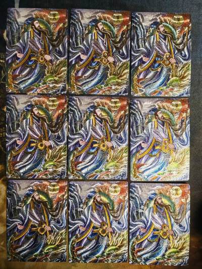 阳大大卡牌拍卖第85期（持续收拍品，周六晚上九点截拍，进群福利早知道） - 【太乙诸葛】墨婉文化 乾坤未定系列 太乙 诸葛亮 9宫 粗闪