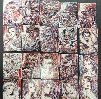 天玑星卡拍第144期《12.1周一截拍》持续收拍收评中 满赠卡需备注 - 燎原卡牌 彫仙西游普卡 20+20+1 四十一张