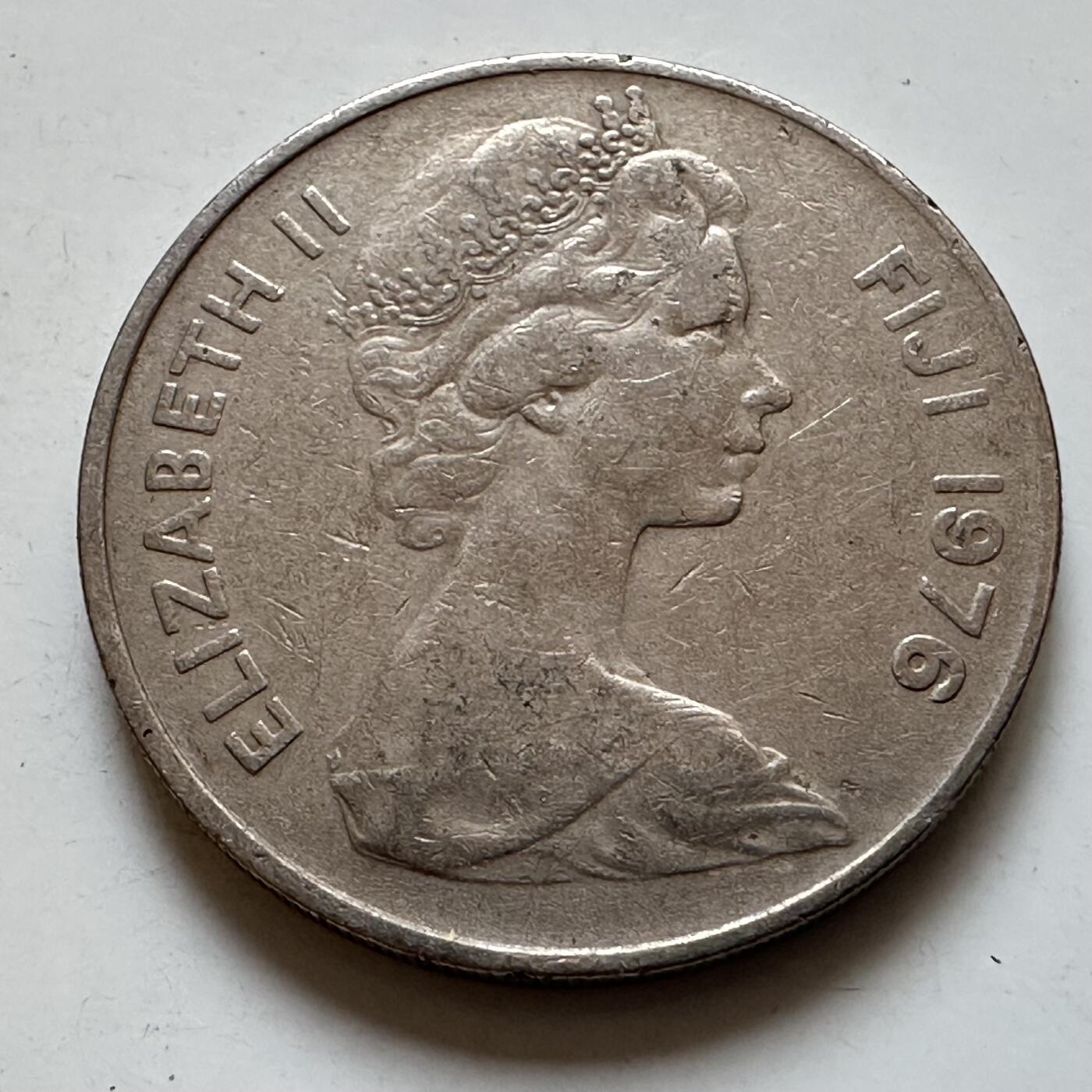 🌹外币初藏🌹🐯2025年第135场  每周二四六晚8️⃣点 接代拍 斐济1976年20分