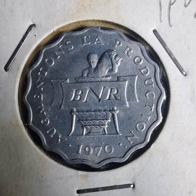 沼泽如烟--第919场 - 卢旺达1970年2法郎