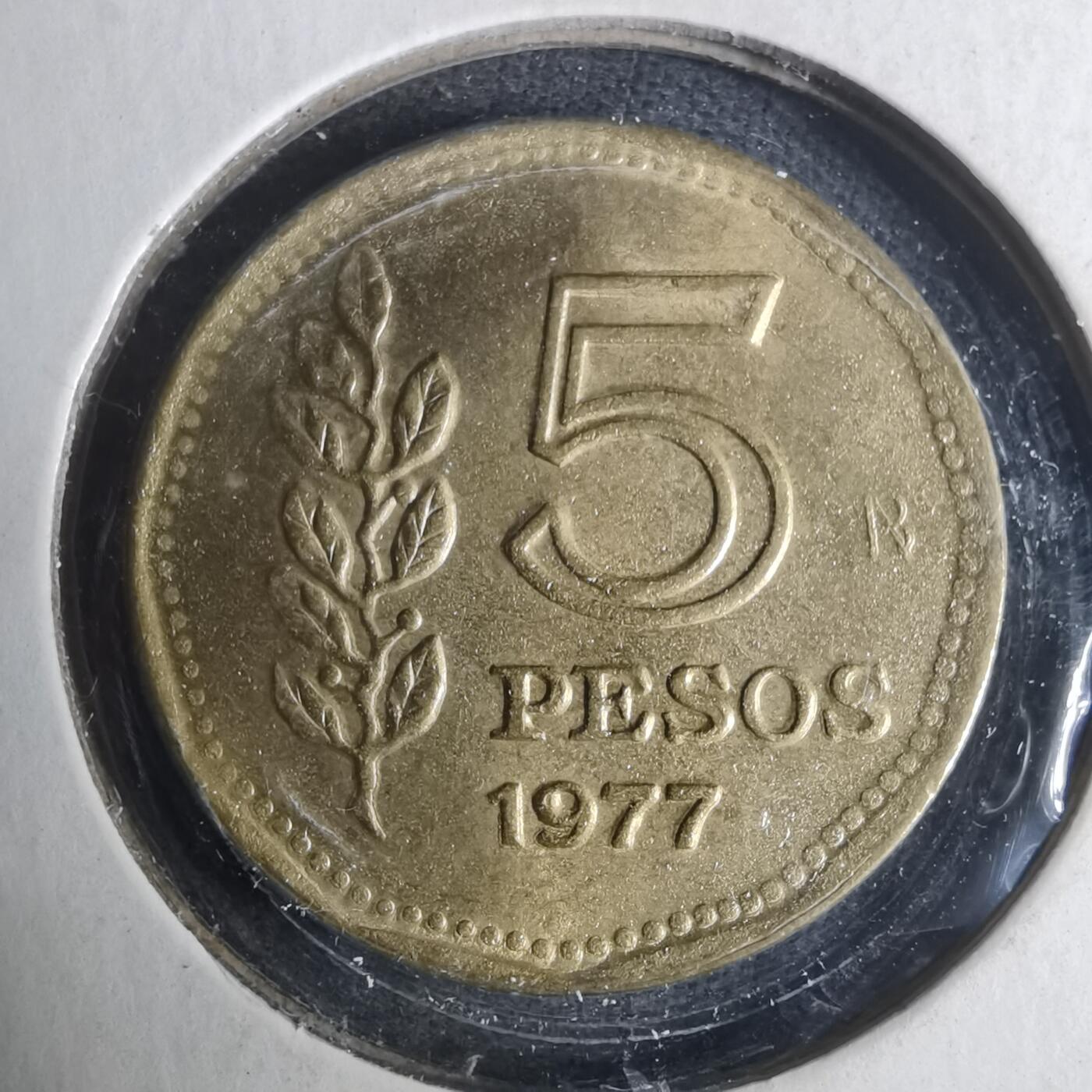 沼泽如烟--第919场 阿根廷1977年5比索