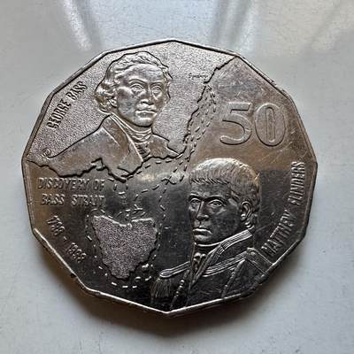 🌹外币初藏🌹🐯2025年第135场  每周二四六晚8️⃣点 接代拍 - 澳大利亚1998年50分纪念币