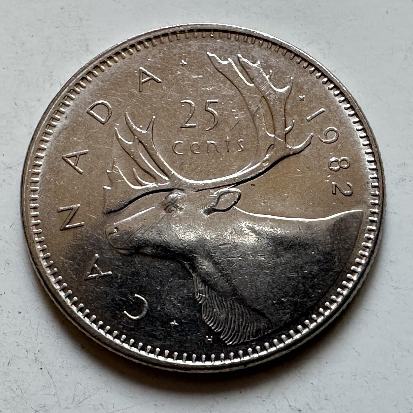 🌹外币初藏🌹🐯2025年第135场  每周二四六晚8️⃣点 接代拍 加拿大1982年25分