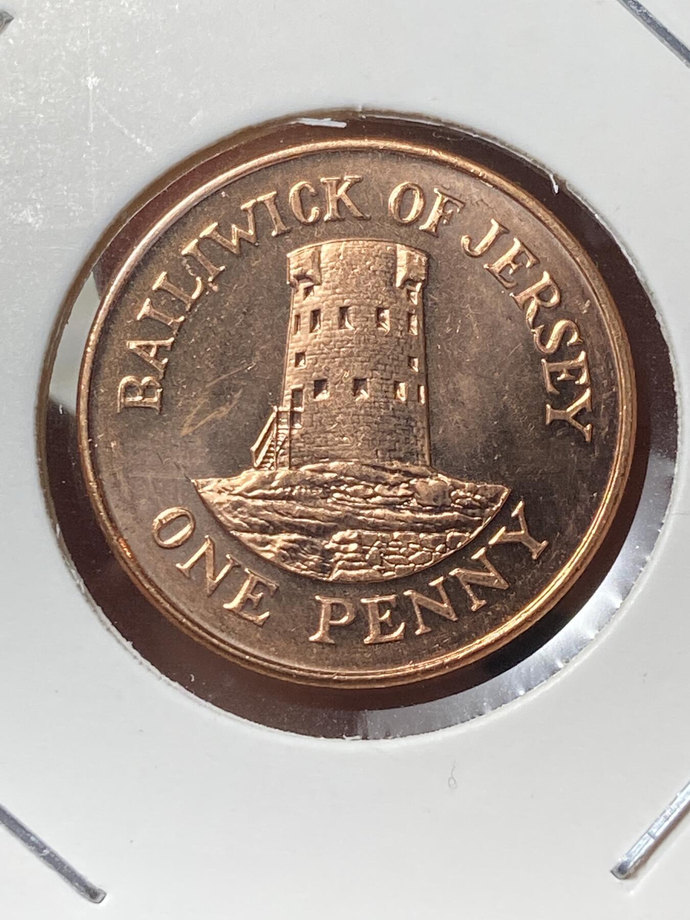 2025年第一百三十三场(总第一百五十九场）外国好品纸夹散币场(免佣金) 原光好品–英属泽西岛🇯🇪2008年1便士(伊丽莎白二世老年)