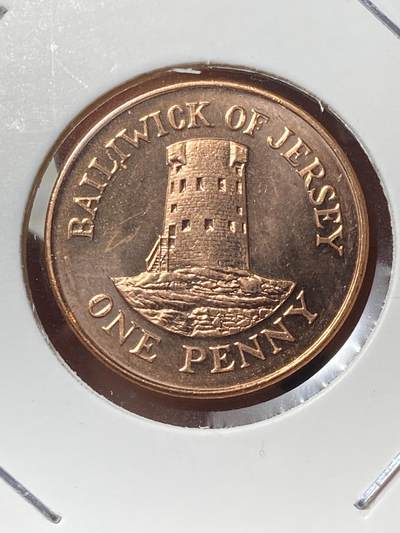 2025年第一百三十三场(总第一百五十九场）外国好品纸夹散币场(免佣金) - 原光好品–英属泽西岛🇯🇪2008年1便士(伊丽莎白二世老年)