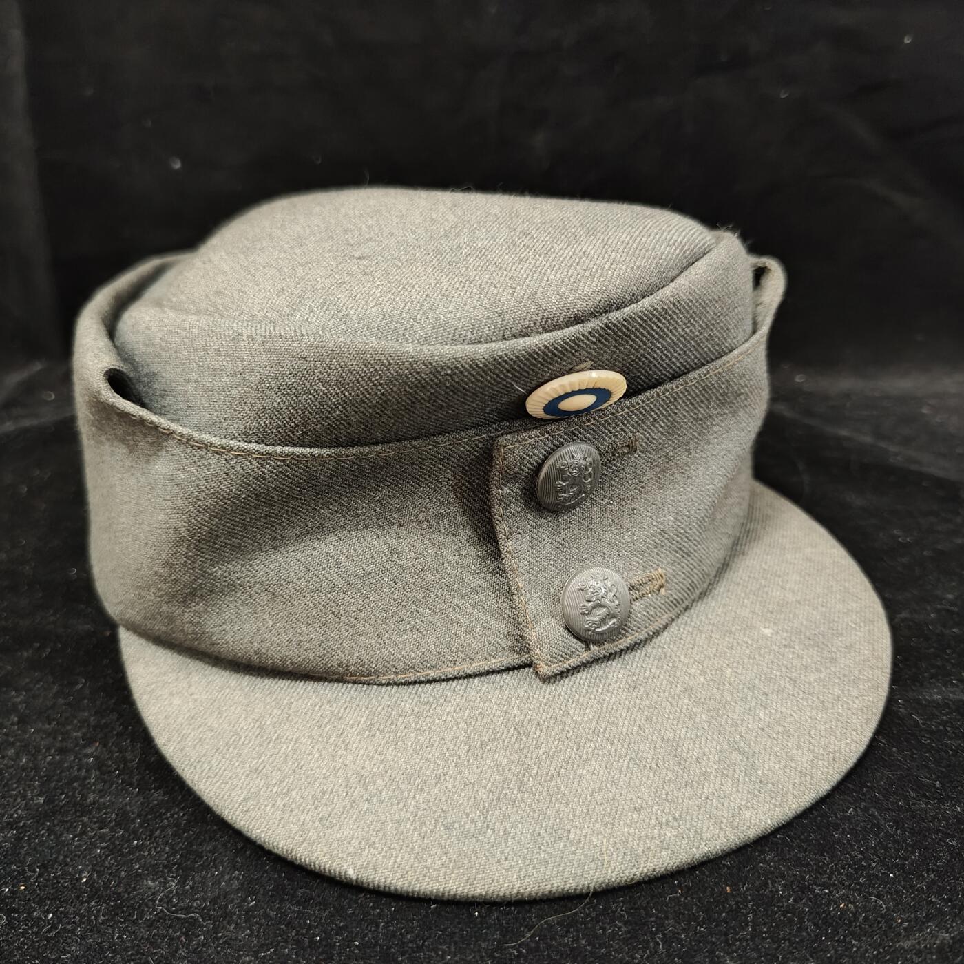 0元起拍勋章 第315期 咸鱼国勋章拍卖专场 12月3日（周三）下午6：00开始 芬兰陆军冬季猎帽 60年代 实测59CM