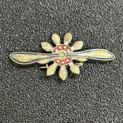 西秦中古拍卖第六十八期 - 不忘历史 抗战收藏 抗战时期日本飞行协会证章