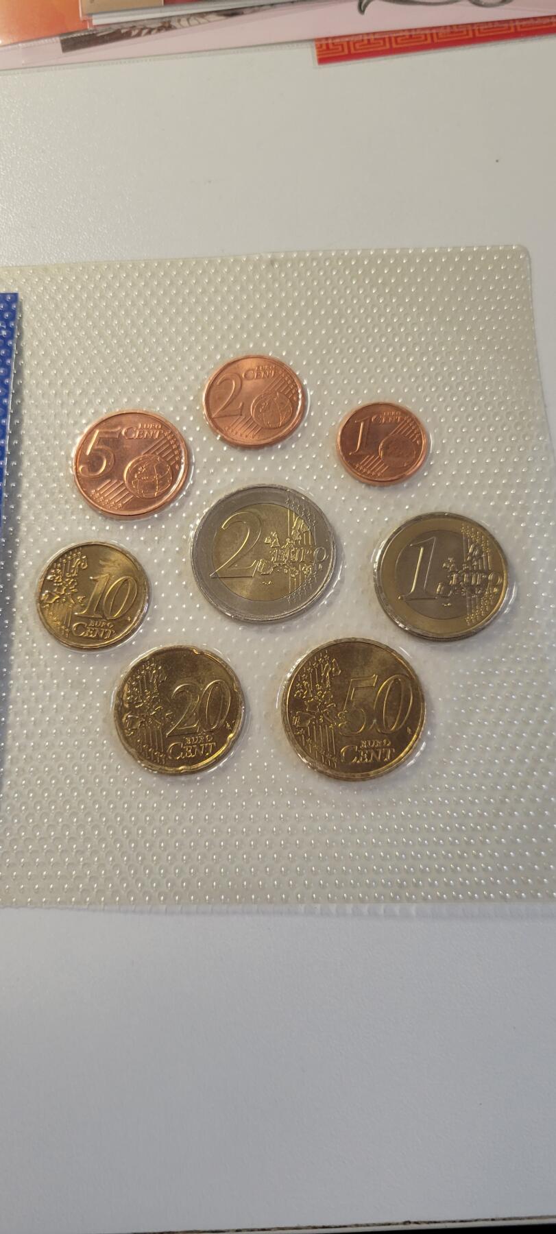 2025第二十五期 卢森堡欧元一套，除了1欧，其他都是04年