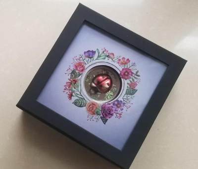 ❤️【币观天下】❤️ 第333期钱币拍卖- 2025.12.5周五晚上6点半场-长期征集拍品 - 帕劳2021年幸运瓢虫1盎司高浮雕彩色银币，带证书包装