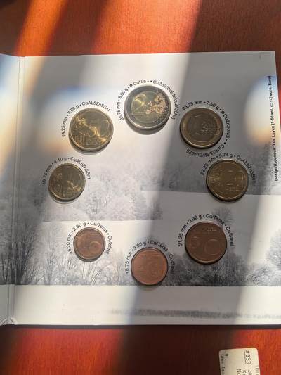 长老汇蛇年精选第七十八场拍卖 2011爱沙尼亚欧元8枚套，卡装，5万套