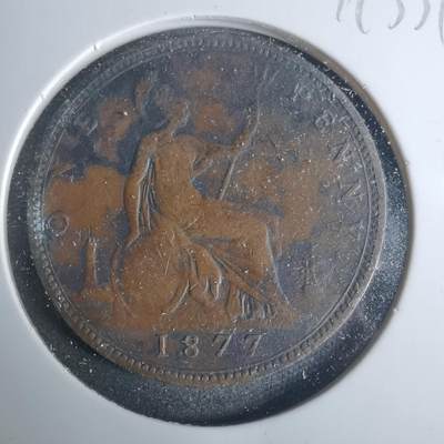 沼泽如烟--第919场 - 英国1877年1便士