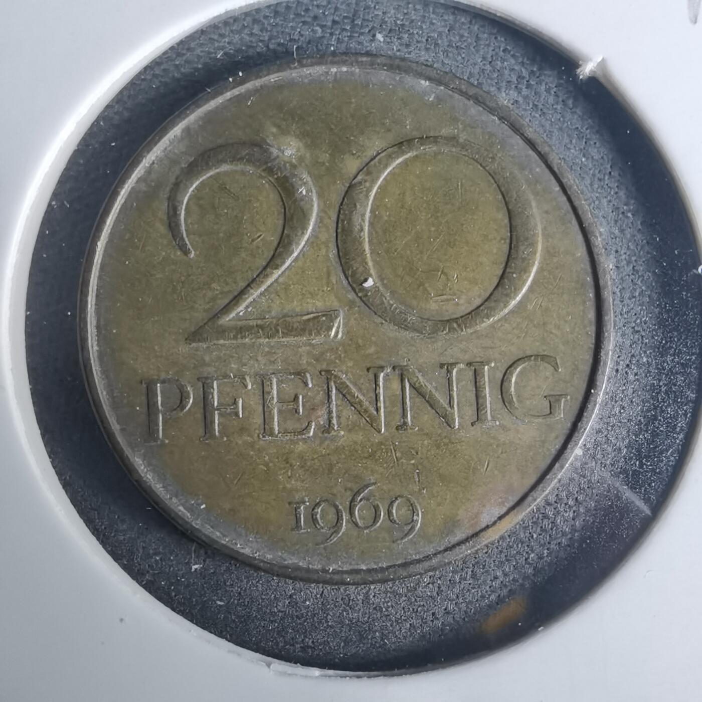 沼泽如烟--第919场 东德1969年20芬尼