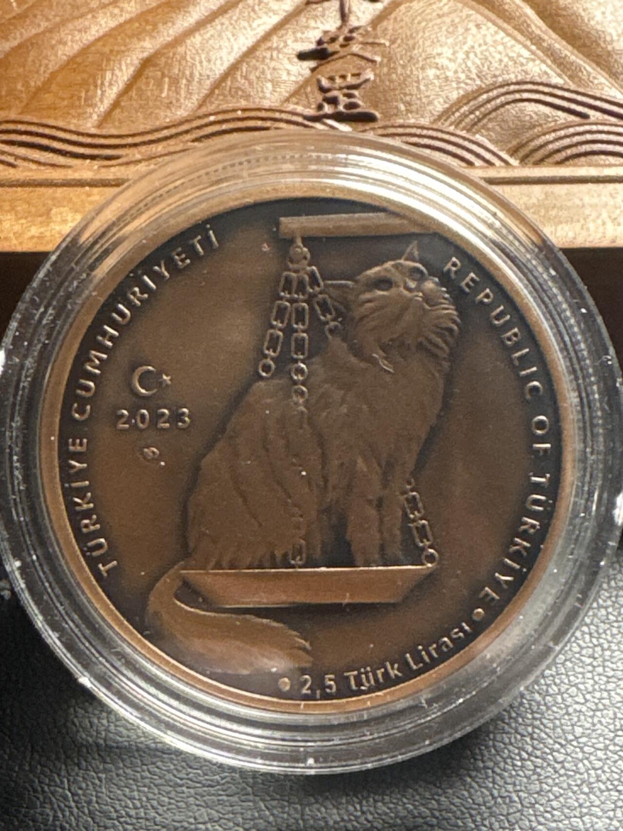 ❤️【币观天下】❤️ 第333期钱币拍卖- 2025.12.5周五晚上6点半场-长期征集拍品 土耳其2023年阿凡提民间故事系列仿古纪念铜币第八枚