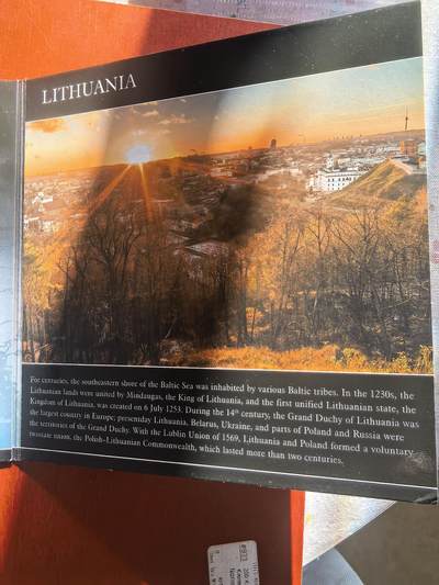 长老汇蛇年精选第七十八场拍卖 立陶宛欧元套币8枚套，卡装