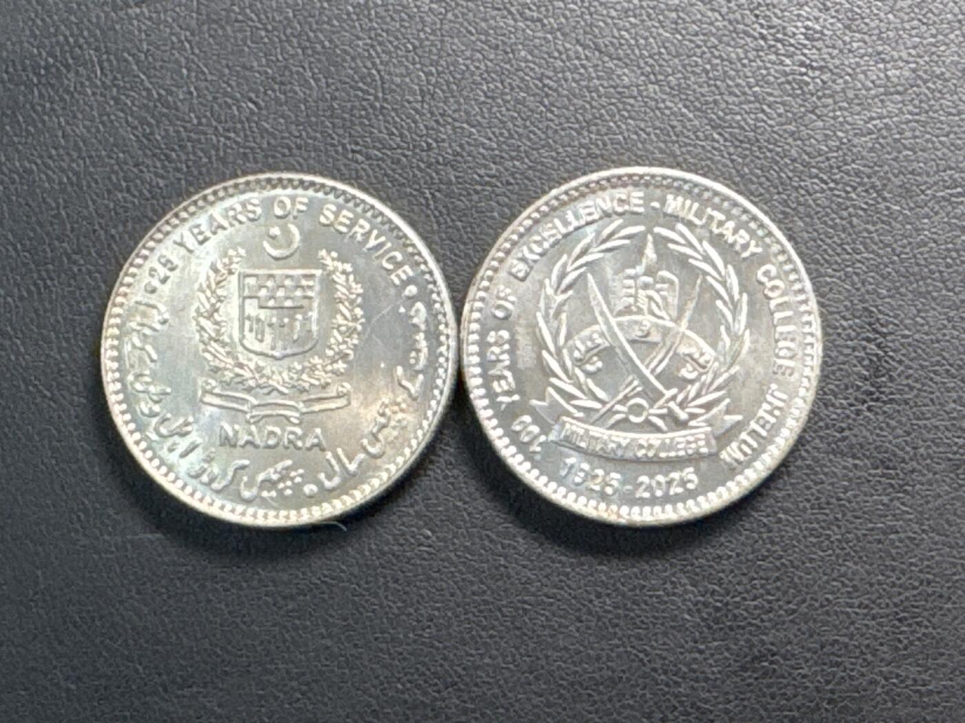 ❤️【币观天下】❤️ 第333期钱币拍卖- 2025.12.5周五晚上6点半场-长期征集拍品 巴基斯坦20245年铜镍纪念币2枚一组