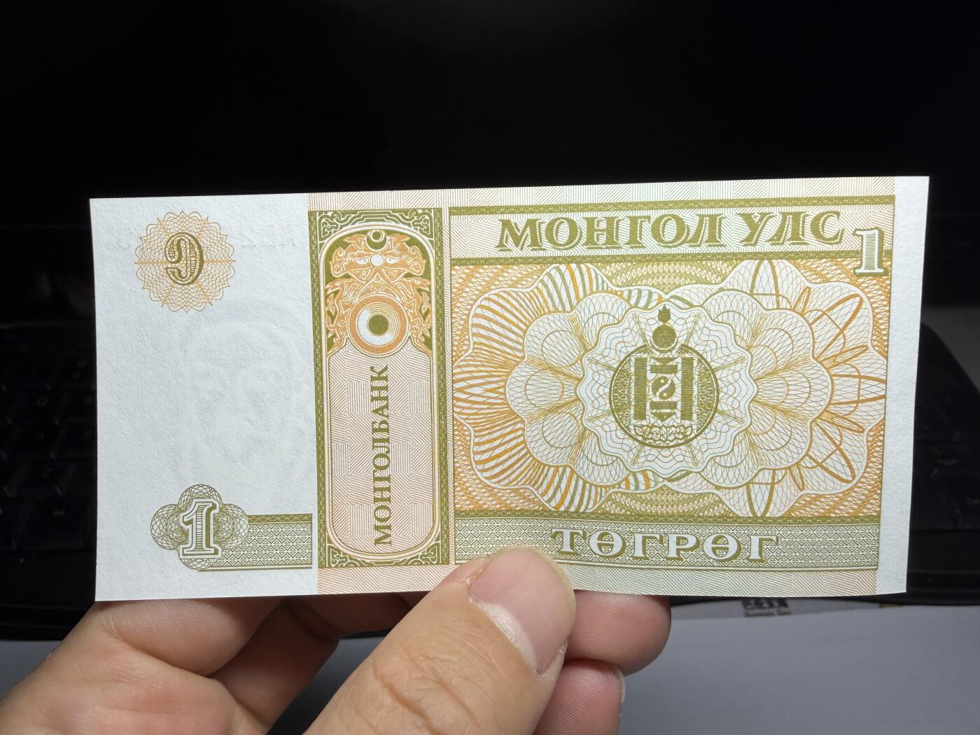 2025年集古藏今外币拍卖第十期-第10场—（总第290拍-纸币专场），本期拍完结算一次，发货时间2-3天，休息几天后继续新的一期拍卖。 1993年蒙古1图根里克