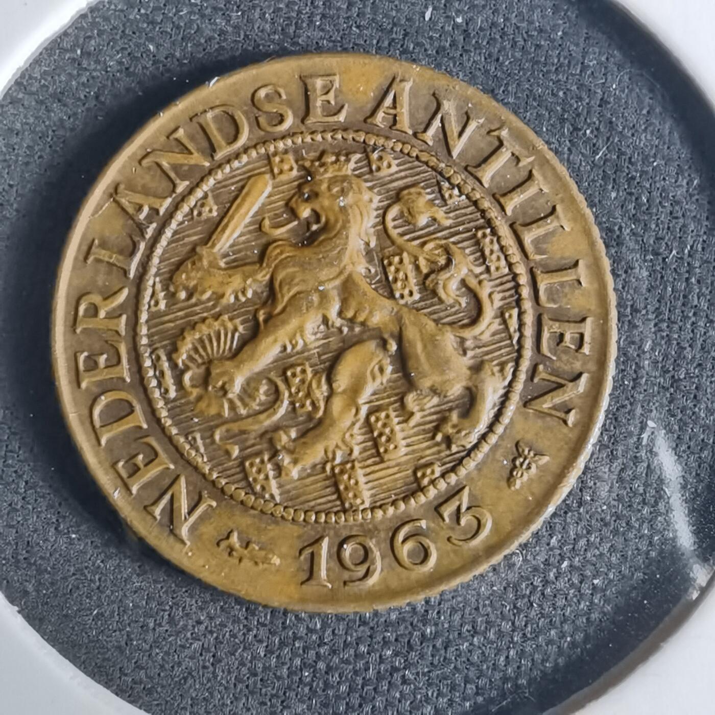 沼泽如烟--第919场 荷属安的列斯1963年一分