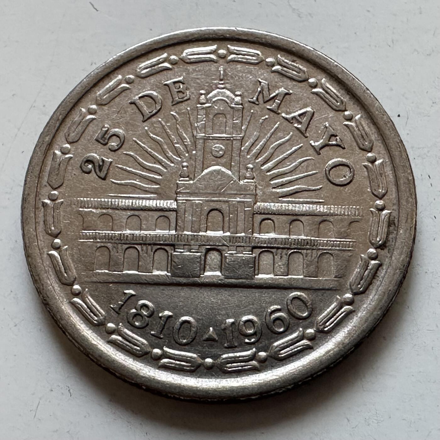 🌹外币初藏🌹🐯2025年第135场  每周二四六晚8️⃣点 接代拍 阿根廷1960年一比索