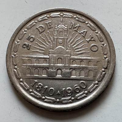 🌹外币初藏🌹🐯2025年第135场  每周二四六晚8️⃣点 接代拍 - 阿根廷1960年一比索