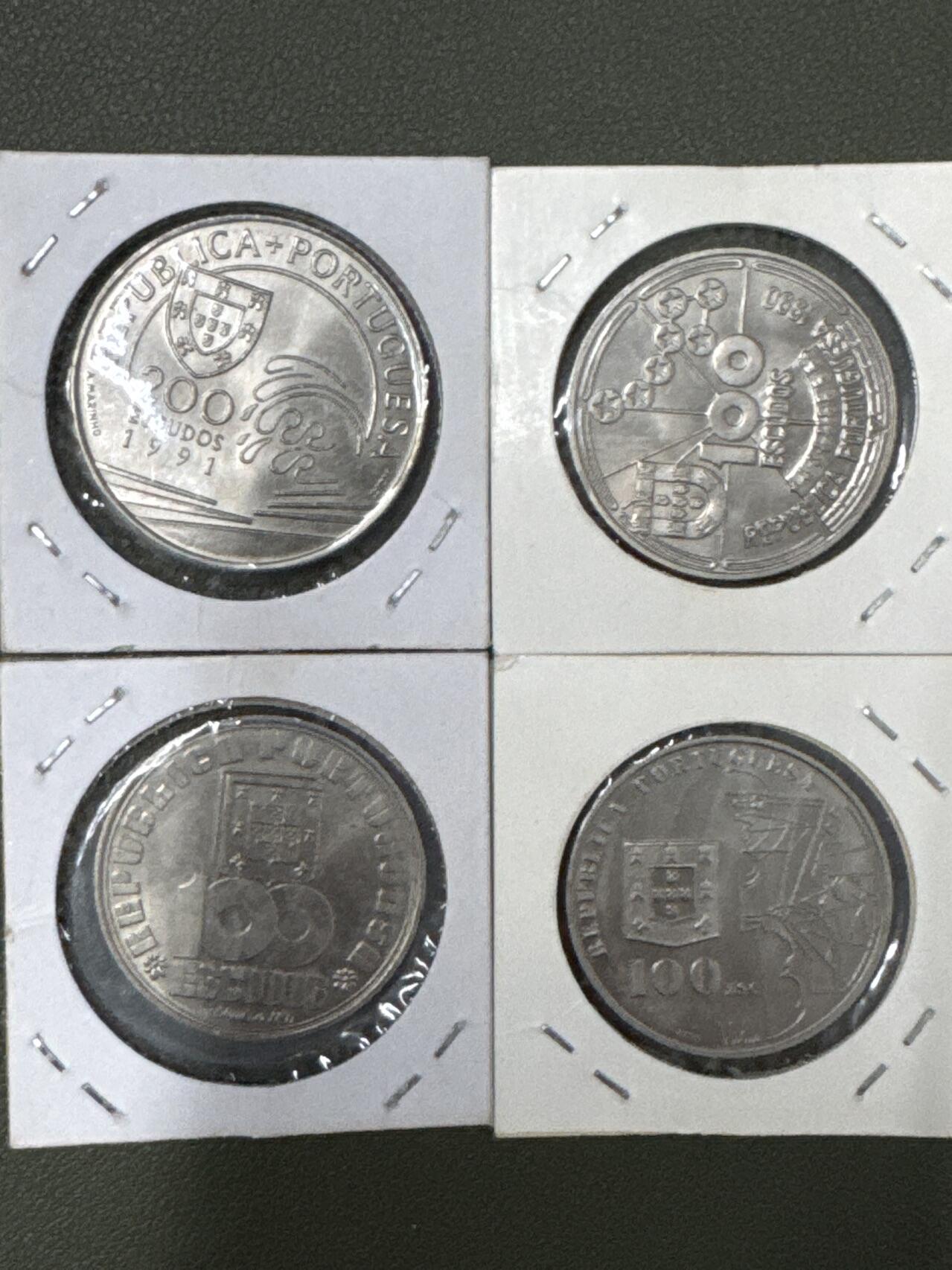 ❤️【币观天下】❤️ 第333期钱币拍卖- 2025.12.5周五晚上6点半场-长期征集拍品 葡萄牙纪念币镍币8枚