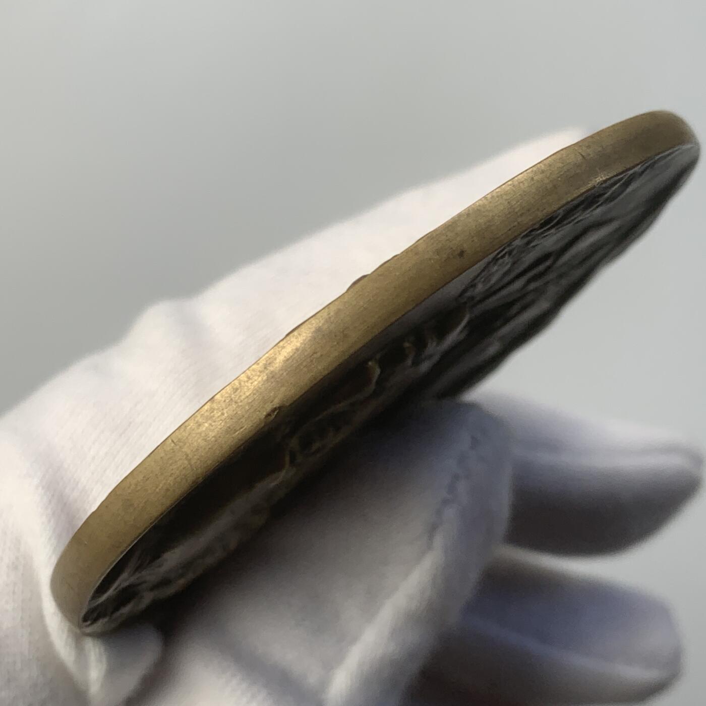 掌中浮雕-藏着的欧洲第044场 1905年德国恩斯特·冯·波萨尔特大铜章，68mm，卡尔哥茨作品