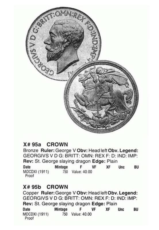 【样币】【艺术】英国乔治五世+屠龙马剑 高浮雕精制1克朗样币 发行量仅750枚 40MM