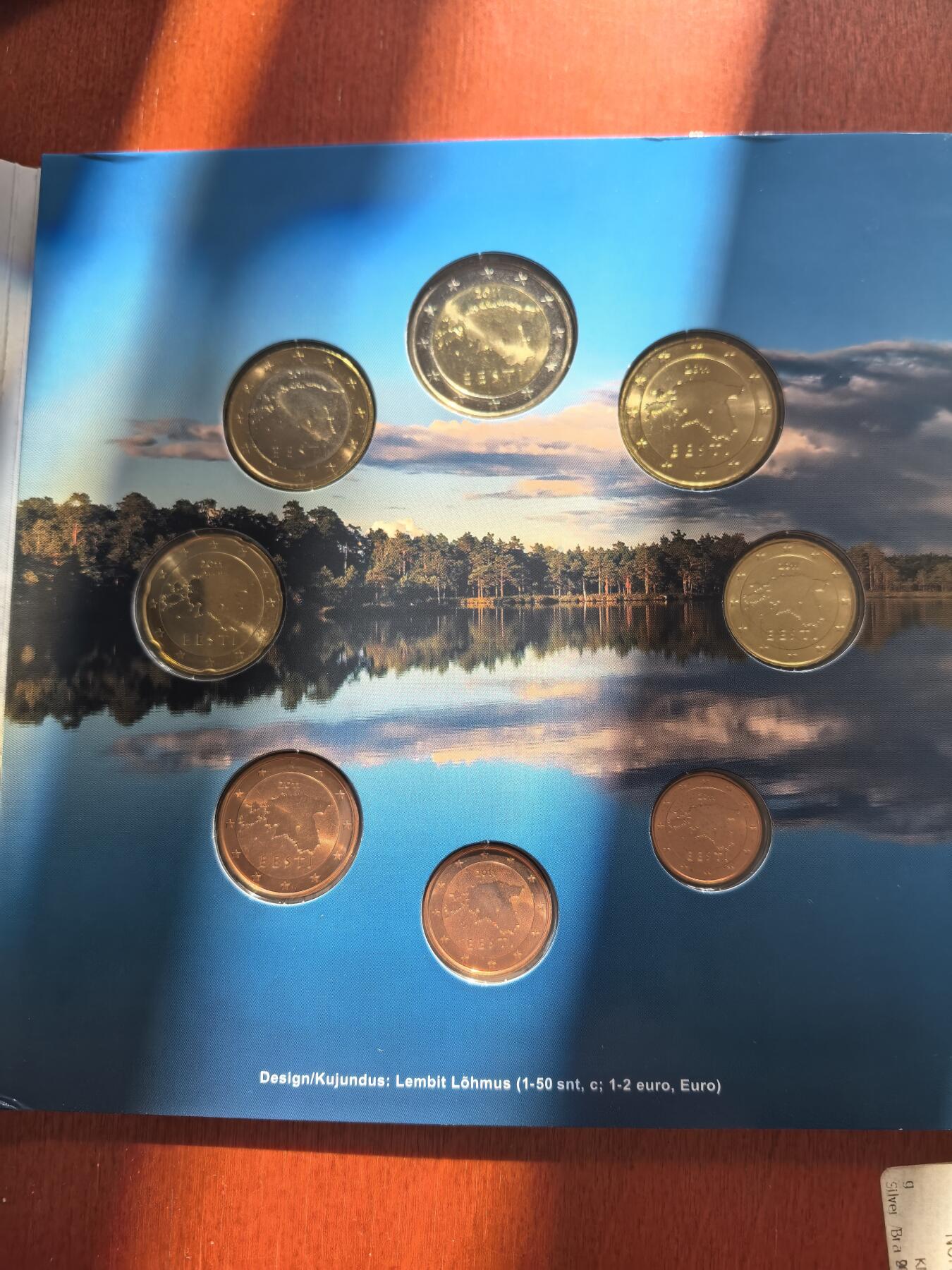 长老汇蛇年精选第七十八场拍卖 2011爱沙尼亚欧元8枚套，卡装，5万套