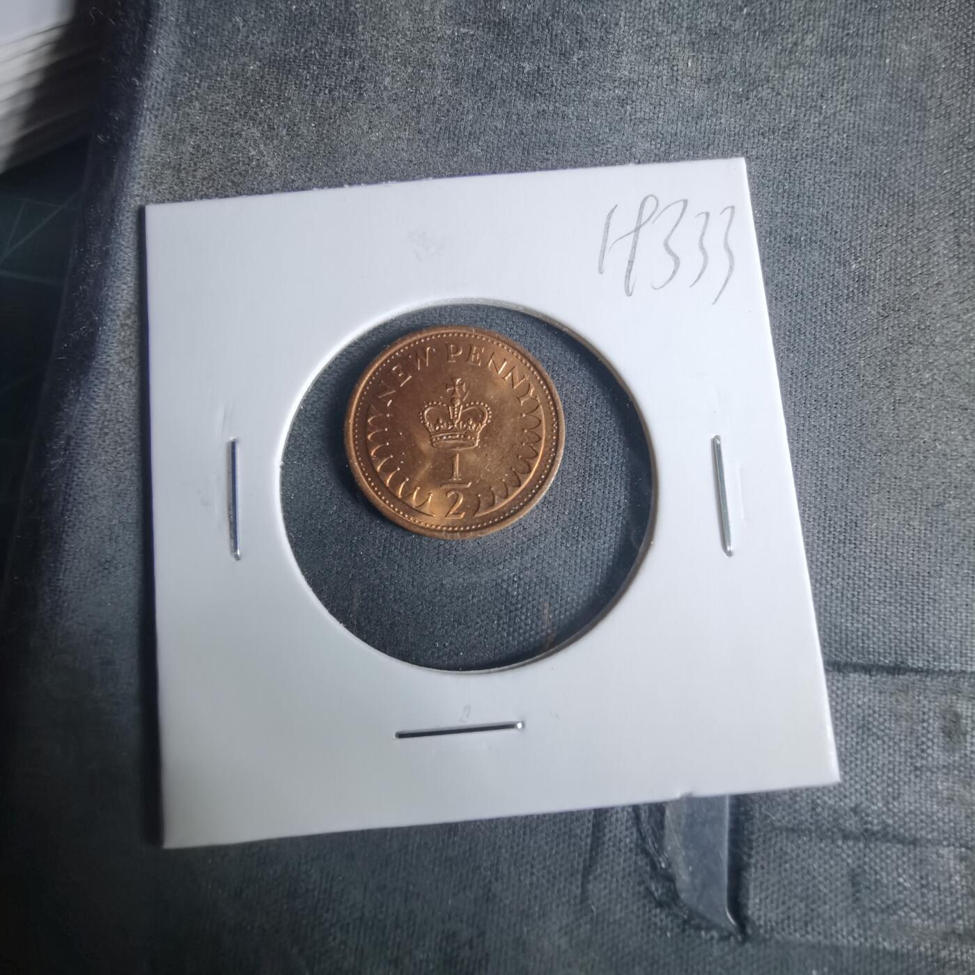 沼泽如烟--第919场 英国1981年半便士