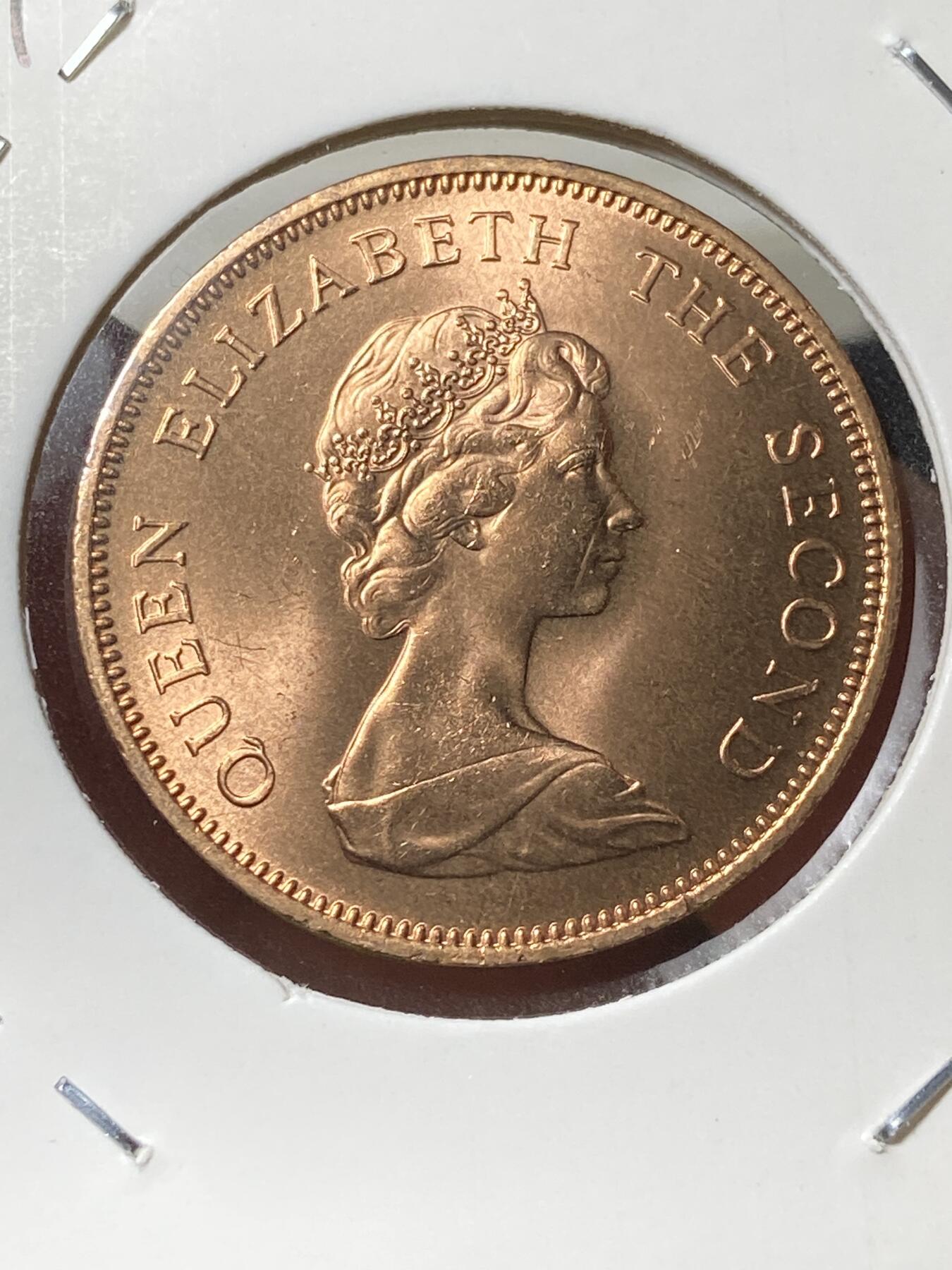 2025年第一百三十三场(总第一百五十九场）外国好品纸夹散币场(免佣金) 原光全新–泽西岛🇯🇪1971年2新便士(伊丽莎白二世中年花冠，第一套首发年)