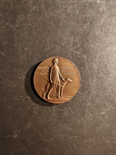 老王徽章第167期 - 法国社会保障住房协会大铜章     直径36mm.    重量20.9g