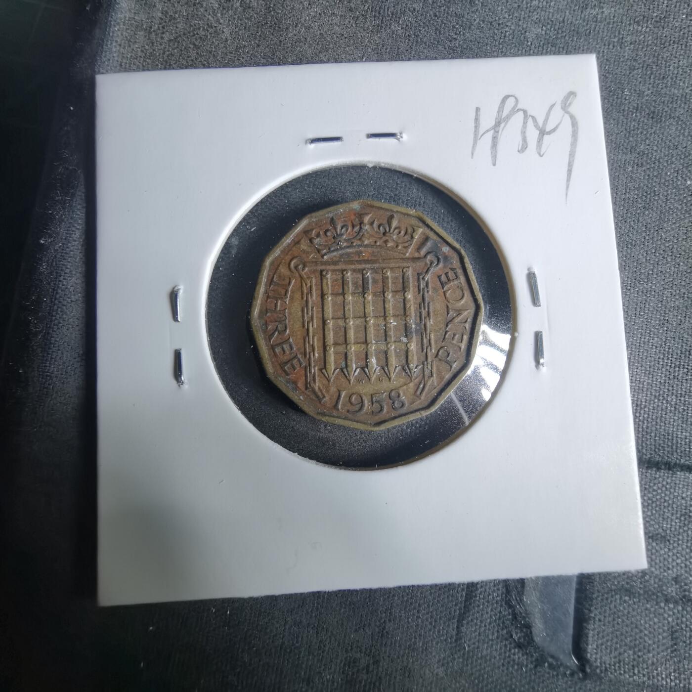 沼泽如烟--第919场 英国1958年3便士