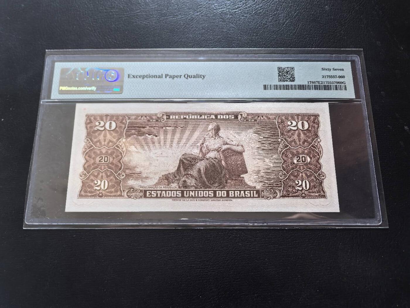 Triple S 第68期 1962巴西20克鲁塞罗，精美