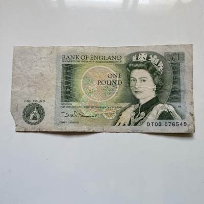 🌹外币初藏🌹🐯2025年第135场  每周二四六晚8️⃣点 接代拍 - 英国牛顿一英镑