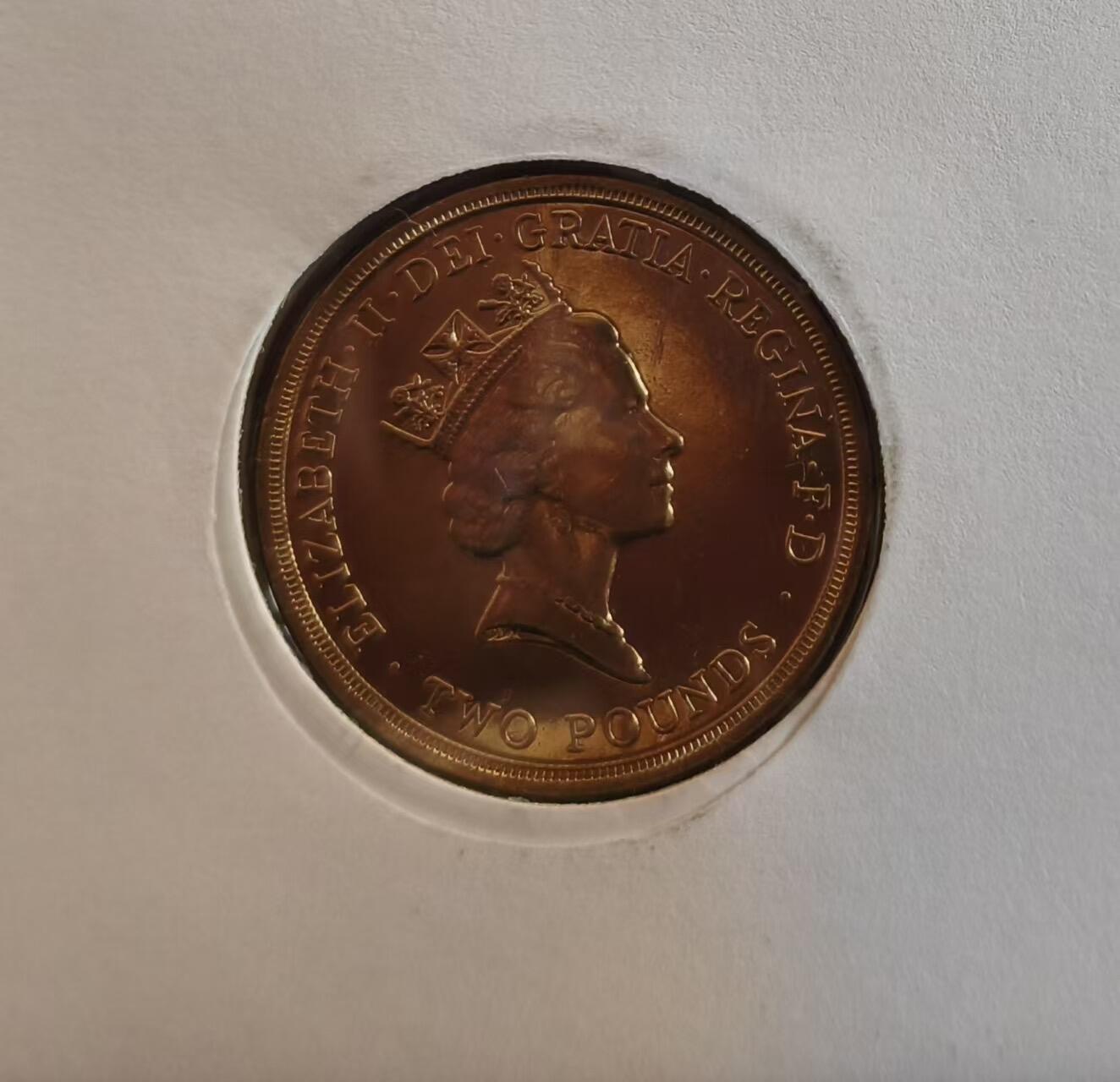 ❤️【币观天下】❤️ 第333期钱币拍卖- 2025.12.5周五晚上6点半场-长期征集拍品 英国1995年两镑 VJ DAY邮币封