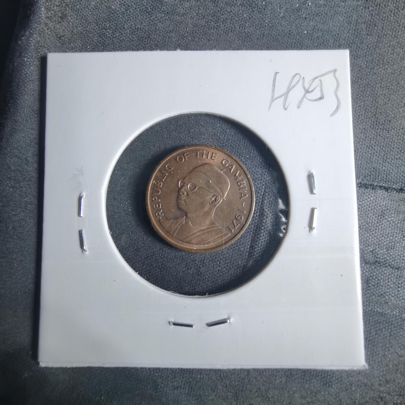 沼泽如烟--第919场 冈比亚1971年一分