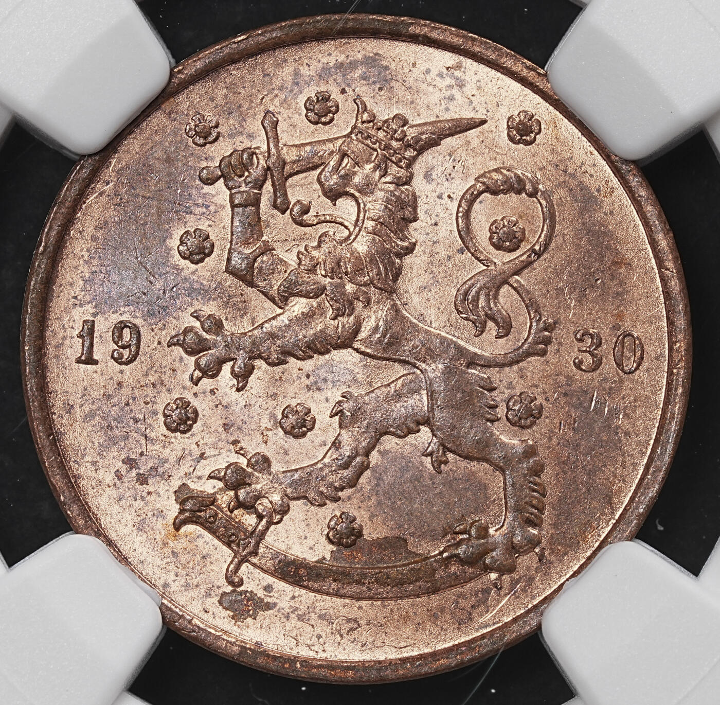 修遠堂世界钱币第九十六期 NGC评级 芬兰钱币2枚