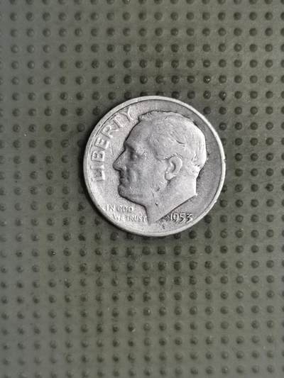 2025年第127场各国散币拍卖（总第127场） - 美国1953年10分银币