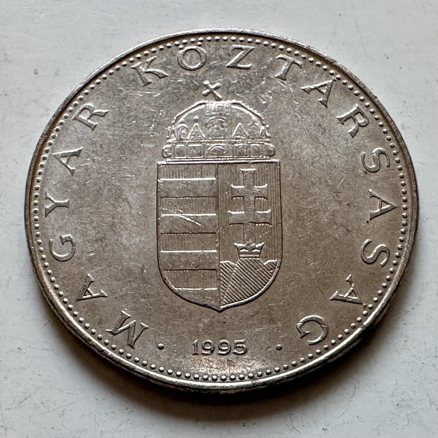 🌹外币初藏🌹🐯2025年第135场  每周二四六晚8️⃣点 接代拍 匈牙利1995年10福林