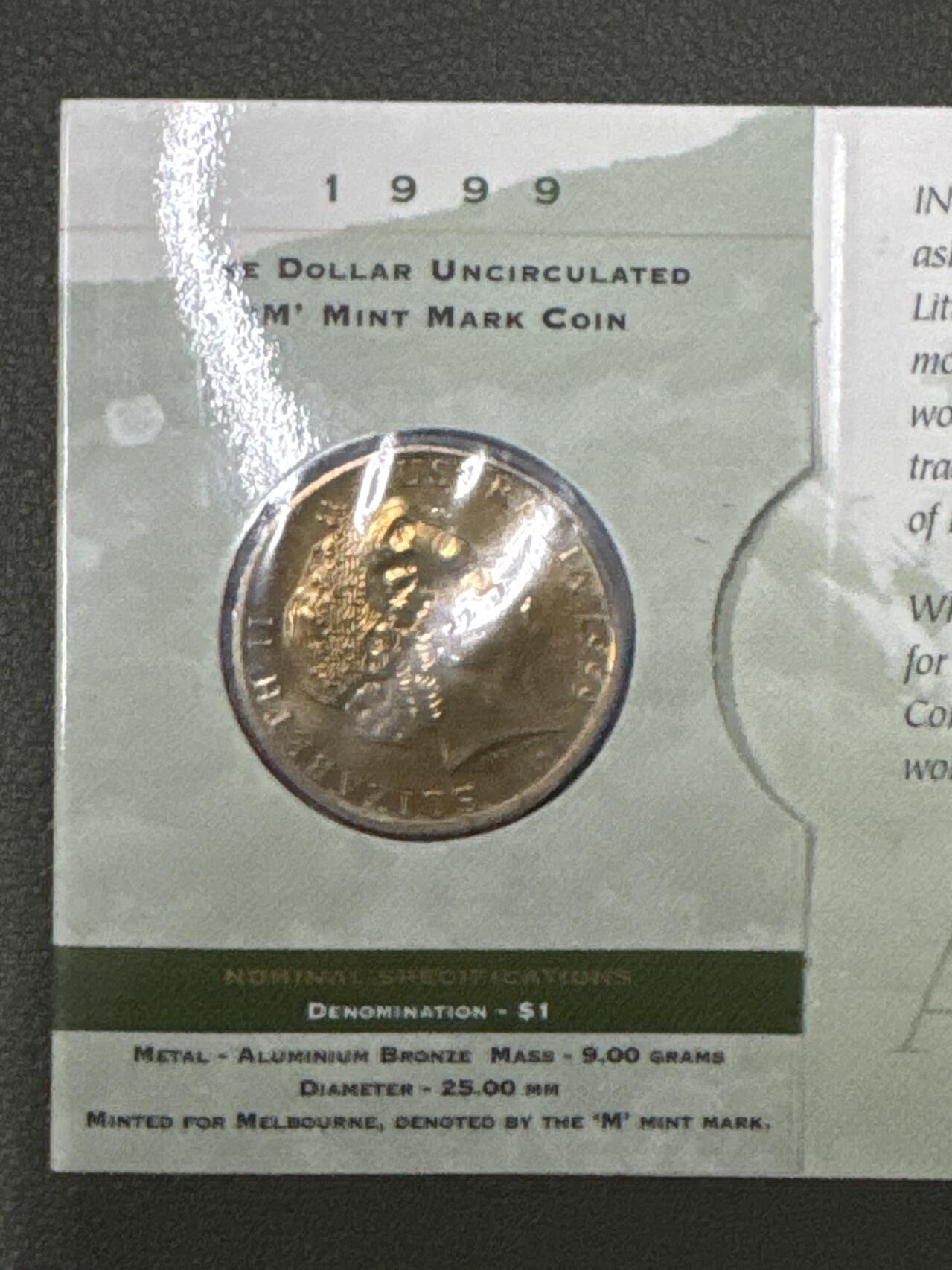 ❤️【币观天下】❤️ 第333期钱币拍卖- 2025.12.5周五晚上6点半场-长期征集拍品 澳大利亚1999年1元卡