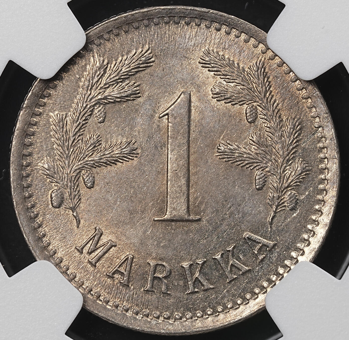 修遠堂世界钱币第九十六期 NGC评级 芬兰钱币2枚