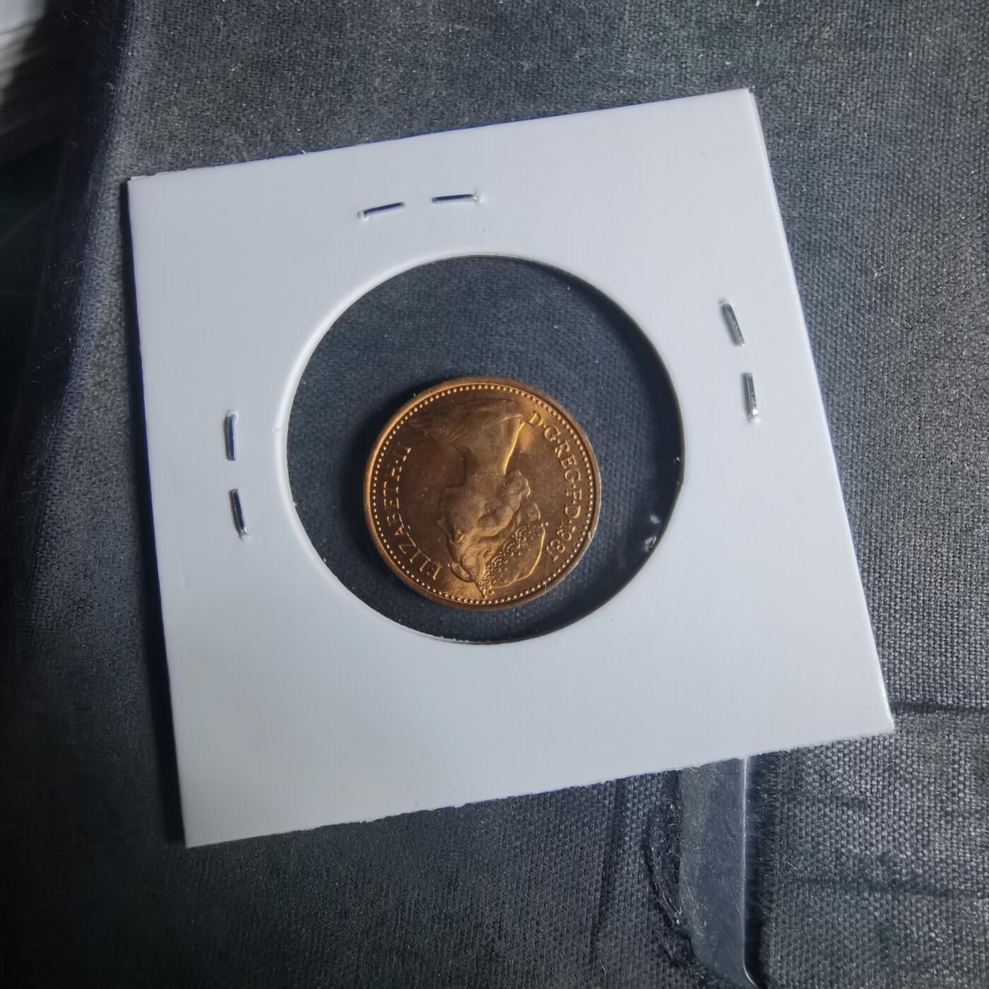 沼泽如烟--第919场 英国1981年半便士