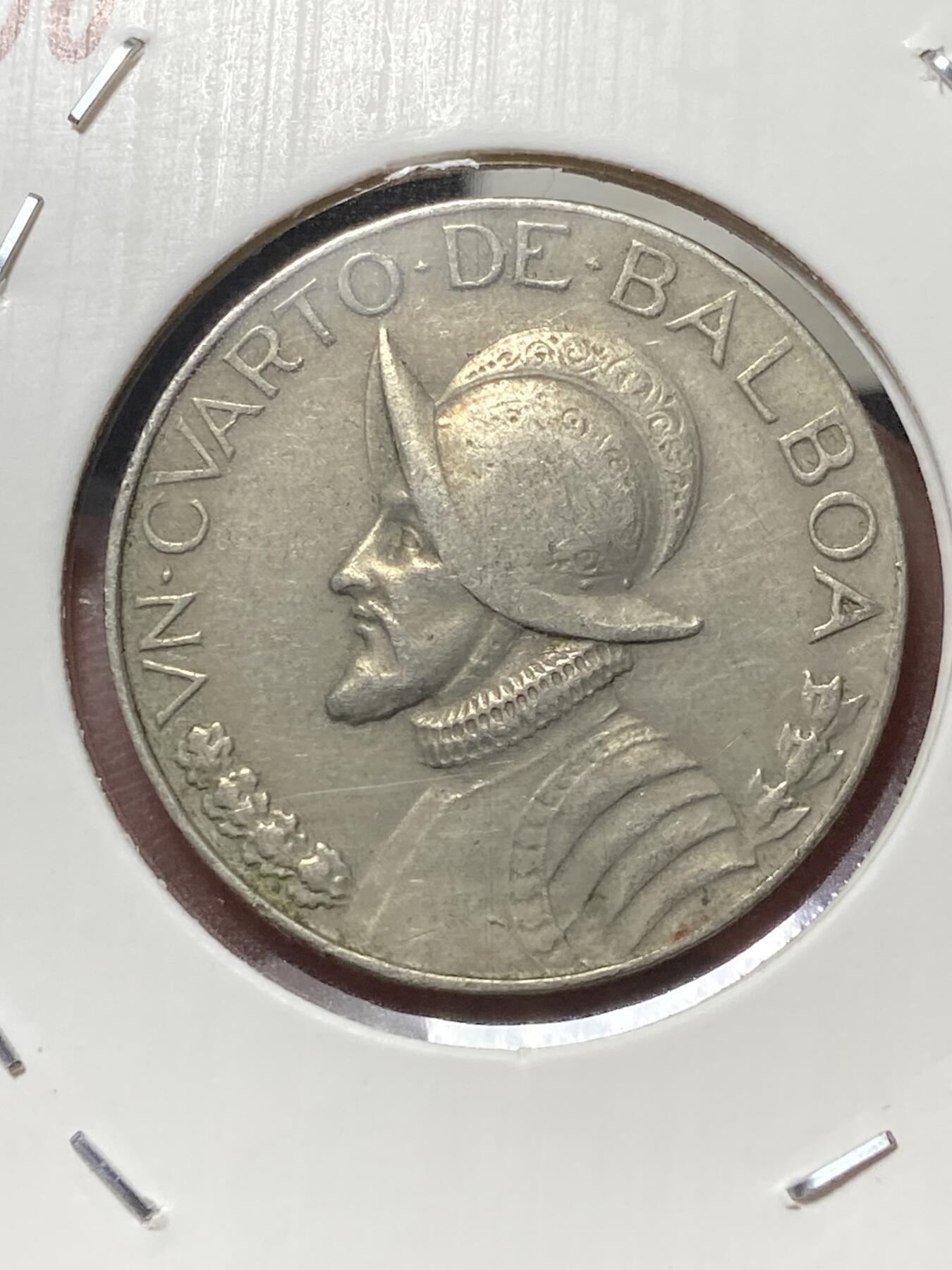 2025年第一百三十三场(总第一百五十九场）外国好品纸夹散币场(免佣金) 巴拿马🇵🇦1966年1/4巴波亚(第三版)