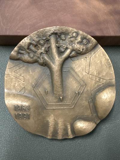 ❤️【币观天下】❤️ 第333期钱币拍卖- 2025.12.5周五晚上6点半场-长期征集拍品 - 芬兰著名画家哈洛宁超大纪念铜章331.3G