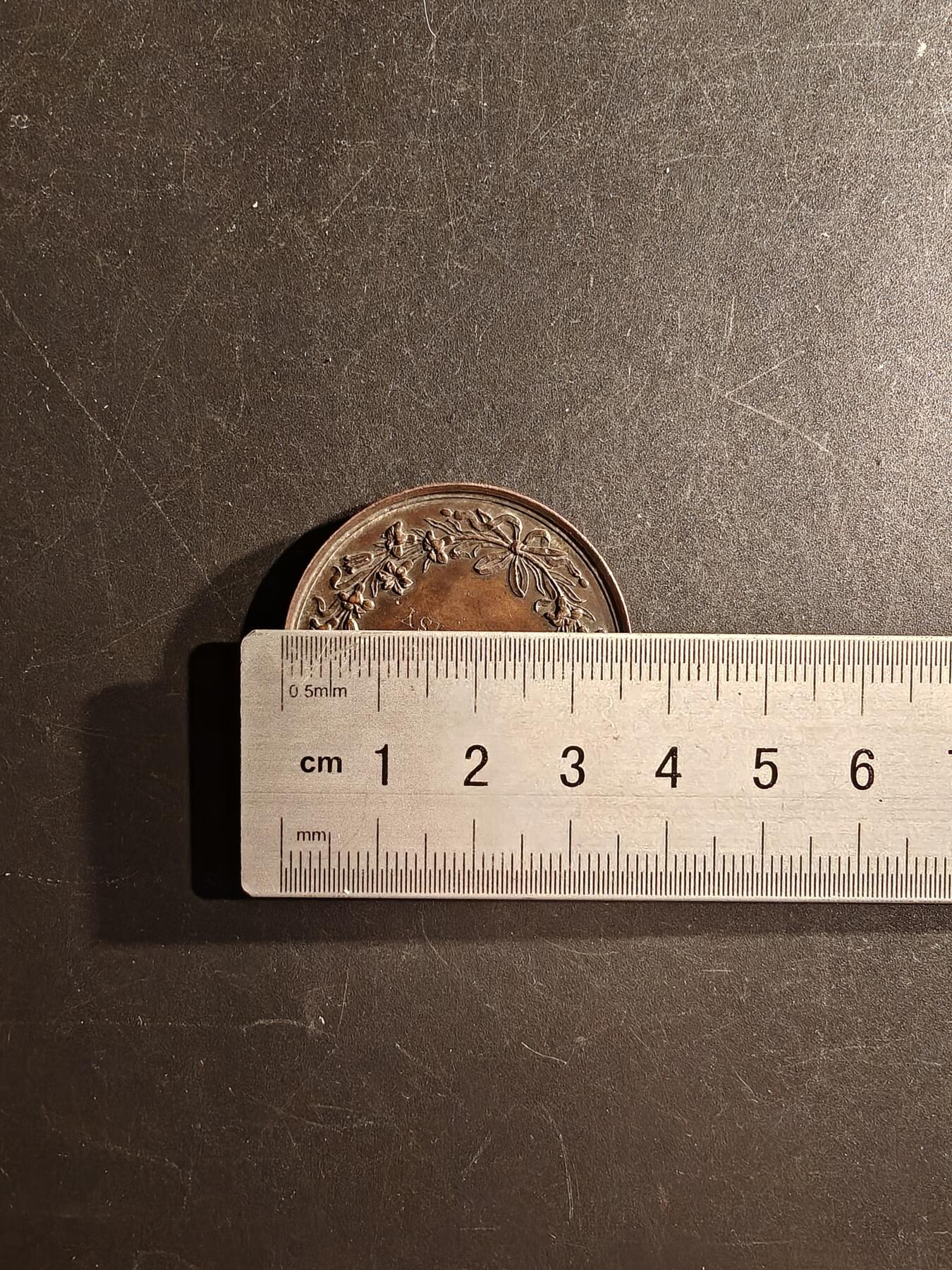 老王徽章第167期 法国复辟时期王太子波尔多公爵亨利·德·法兰西大铜章    直径36mm.    重量21g