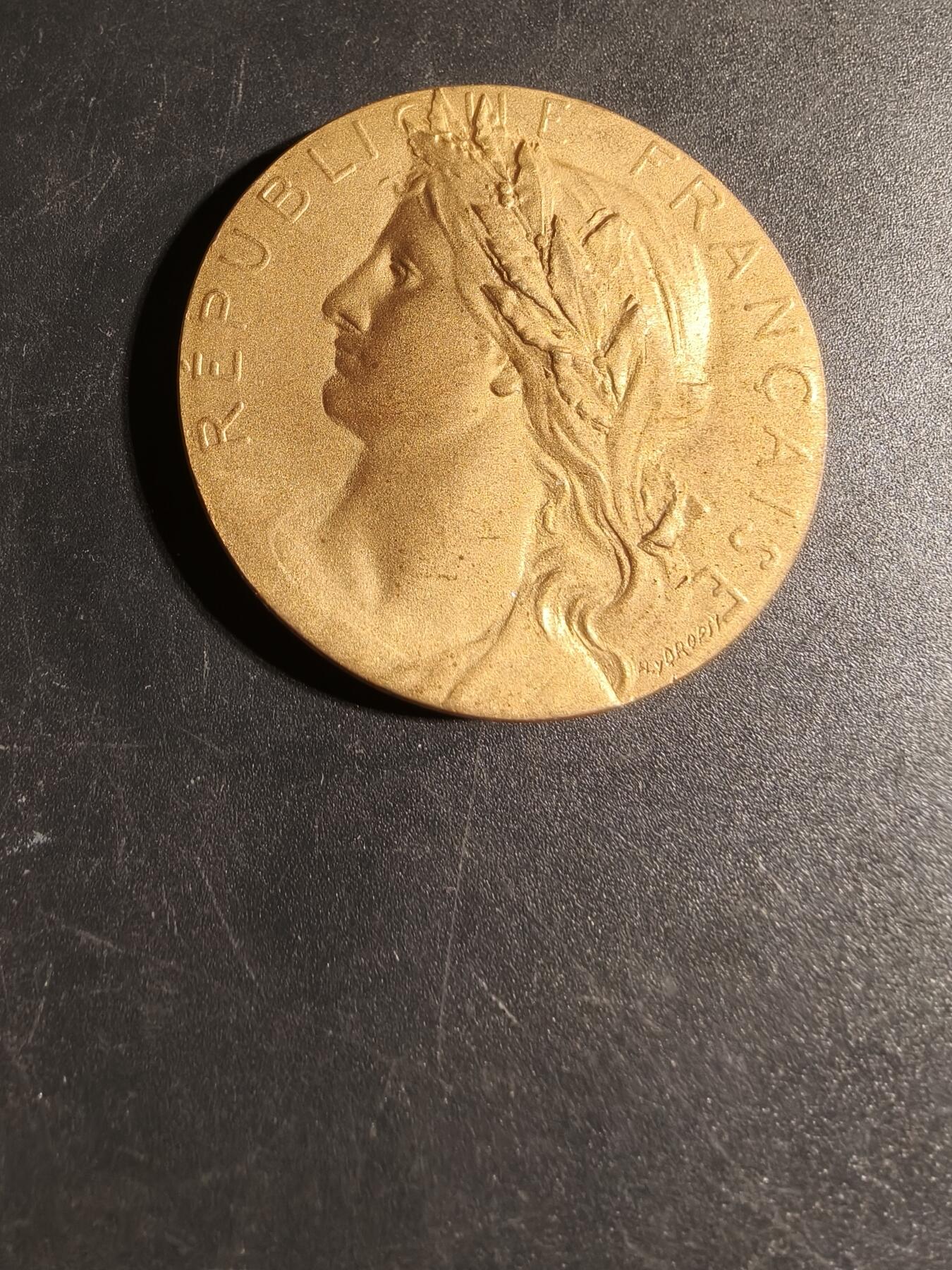 老王徽章第167期 法国S.I.C.A.E.全国联合会成立30周年纪念章     直径41mm.   重量38.1g